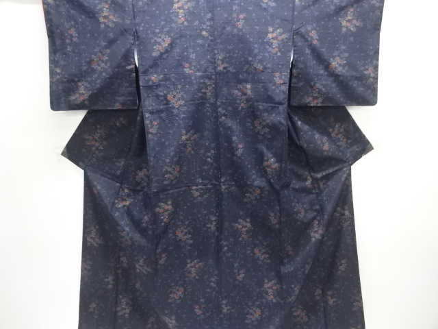 JAPANESE KIMONO / TSUMUGI / WOVEN KIKU